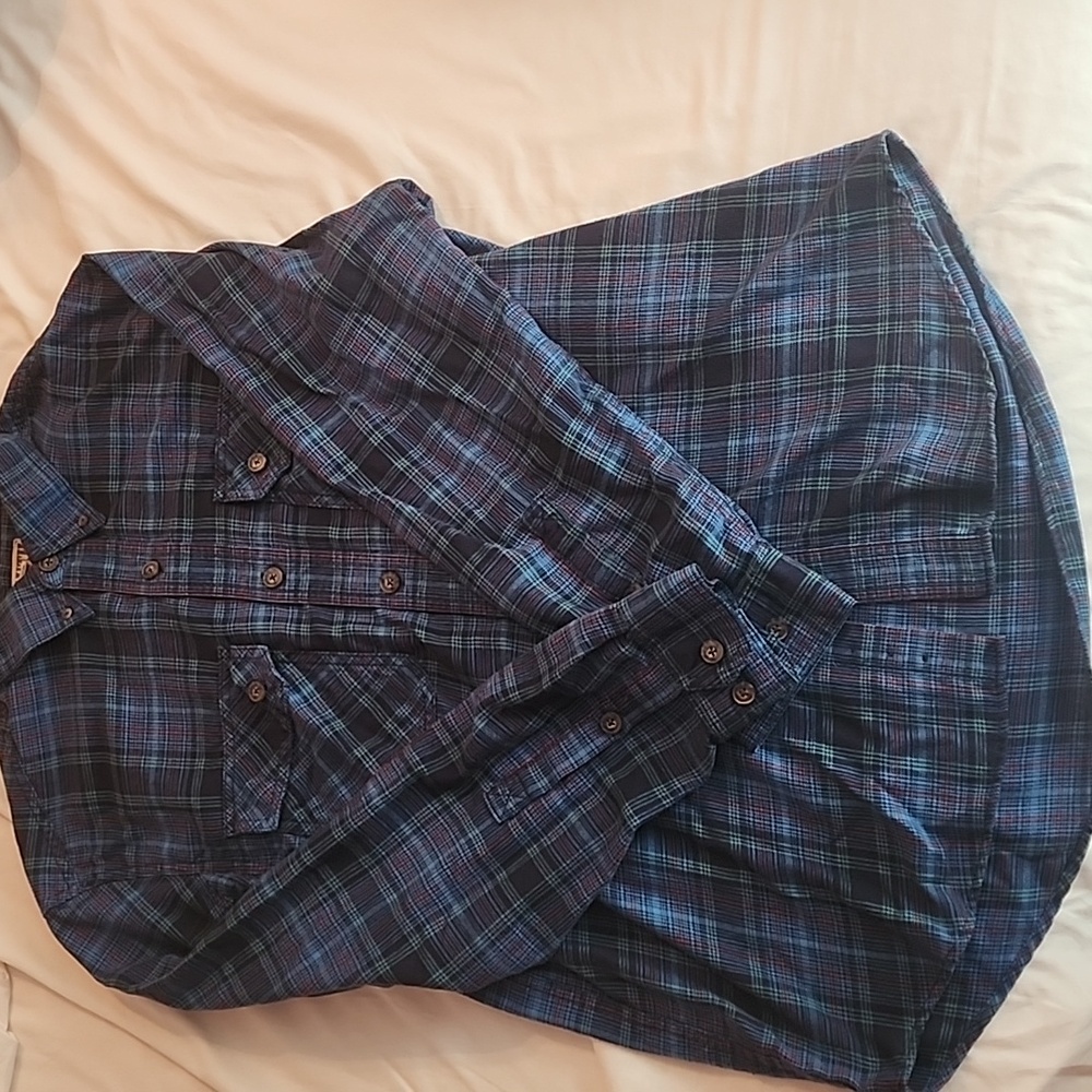 Duluth Trading Co Flannel Mens L